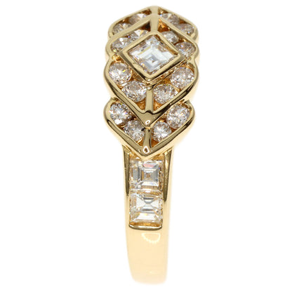 0.441ct Diamond Ring K18 Yellow Gold  3.7g　Ladies