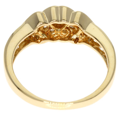 0.441ct Diamond Ring K18 Yellow Gold  3.7g　Ladies