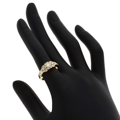0.441ct Diamond Ring K18 Yellow Gold  3.7g　Ladies