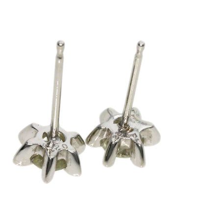 0.223ct Diamond earring Platinum  1.4g　Ladies