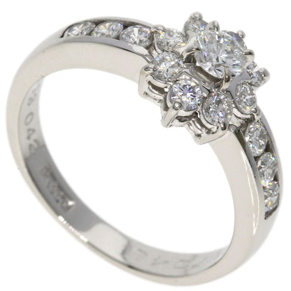 0.13ct Diamond Ring Platinum PT900  3.7g　Ladies