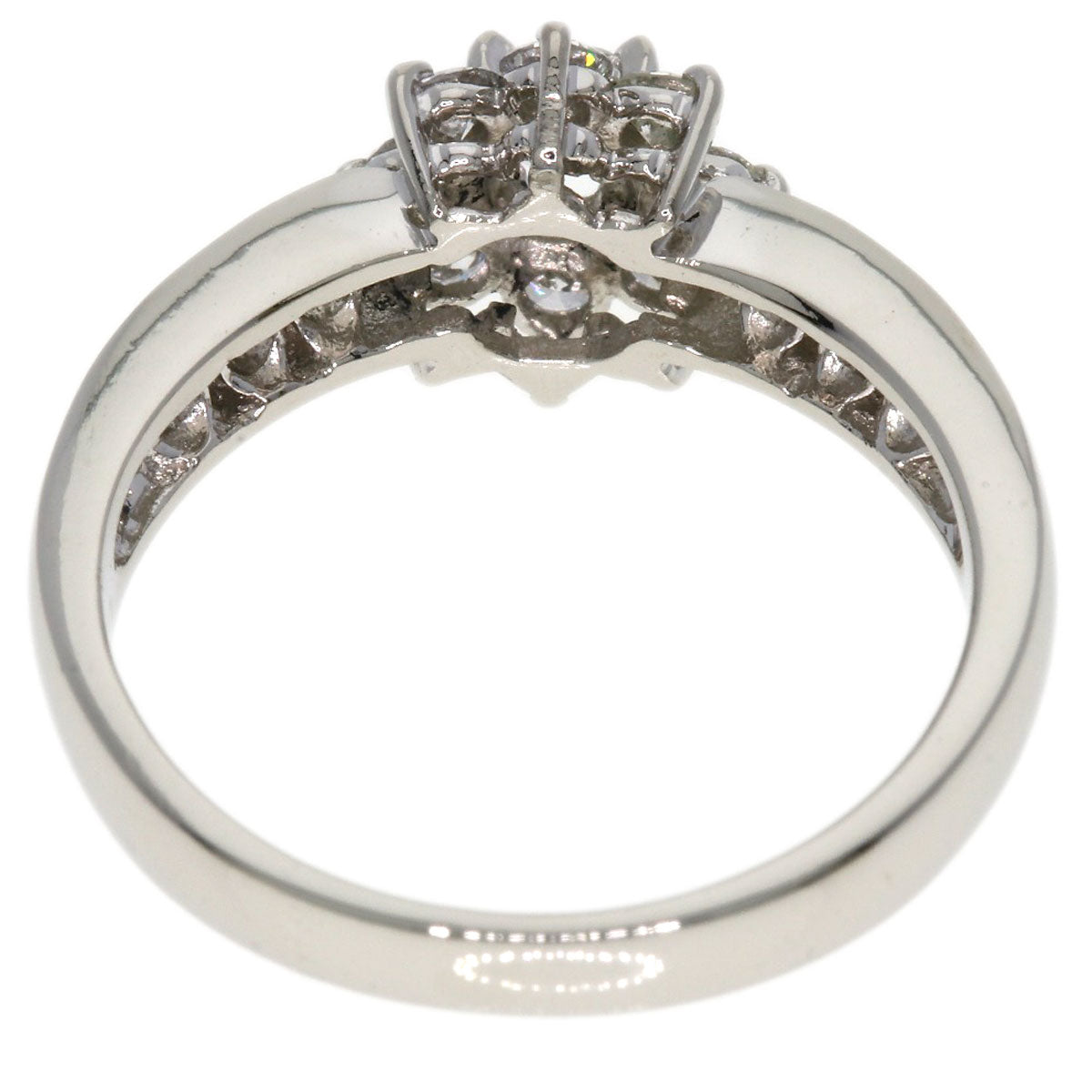 0.13ct Diamond Ring Platinum PT900  3.7g　Ladies
