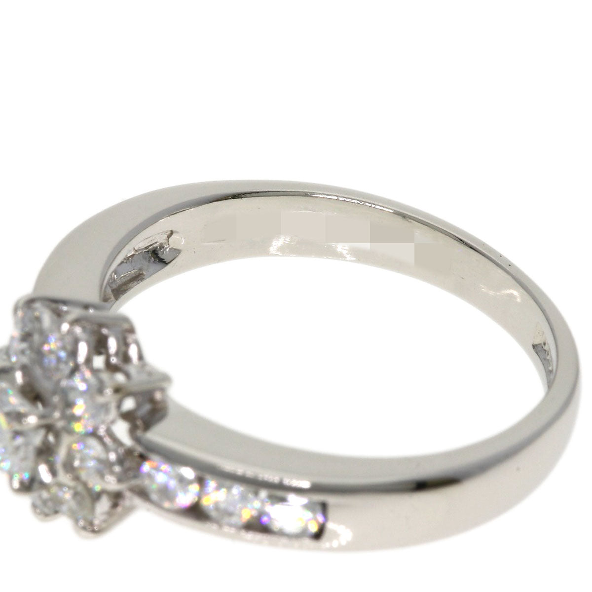 0.13ct Diamond Ring Platinum PT900  3.7g　Ladies