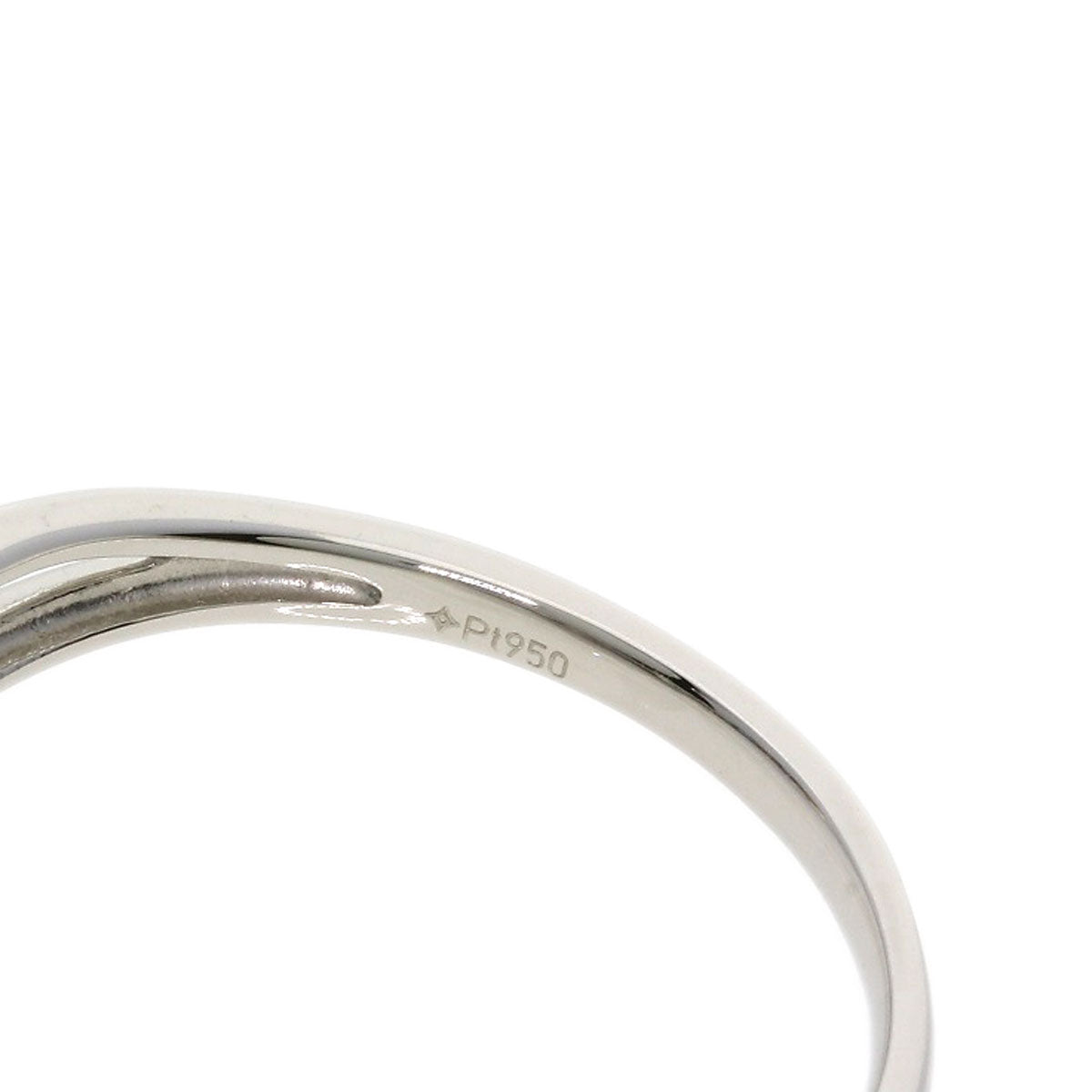 0.8ct Tourmaline Diamond Ring Platinum PT950  5.4g　Ladies