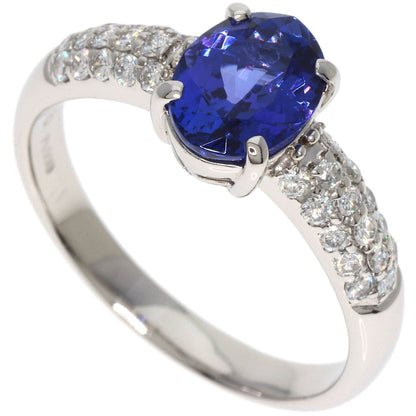 1.78ct Tanzanite Diamond Ring Platinum PT900  6.1g　Ladies