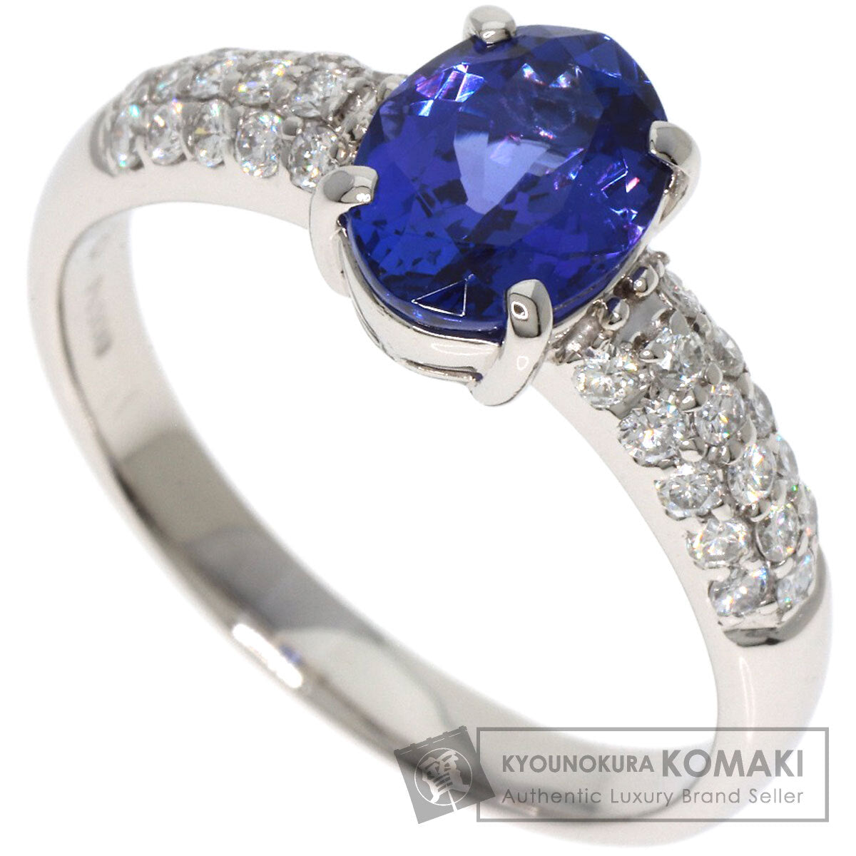 1.78ct Tanzanite Diamond Ring Platinum PT900  6.1g　Ladies