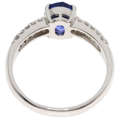 1.78ct Tanzanite Diamond Ring Platinum PT900  6.1g　Ladies