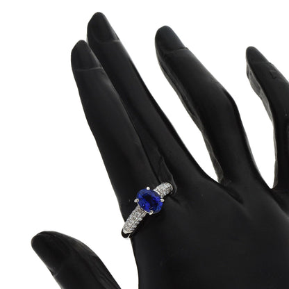 1.78ct Tanzanite Diamond Ring Platinum PT900  6.1g　Ladies