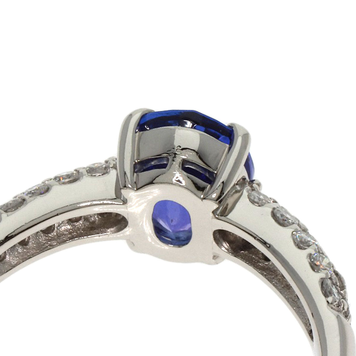 1.78ct Tanzanite Diamond Ring Platinum PT900  6.1g　Ladies