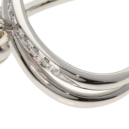 0.413ct Yellow diamond Ring Platinum PT900  11.46g　Ladies