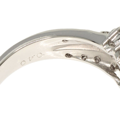 0.4ct Chrome Tourmaline Diamond Ring Platinum PT900  6.5g　Ladies