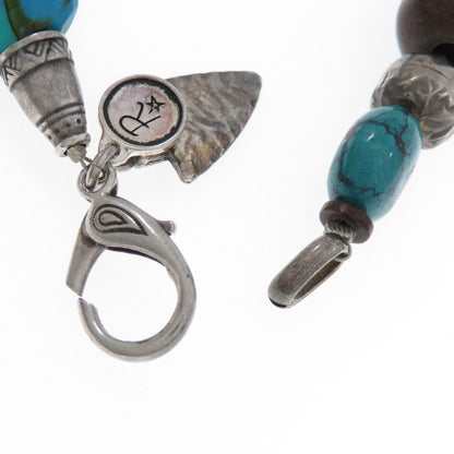 Turquoise Bracelet 2-piece set Necklace Metal 164.7g　Ladies