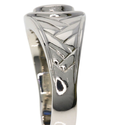 1.1ct Sapphire Diamond Ring Platinum PT900 16.7g　Ladies