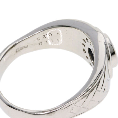 1.1ct Sapphire Diamond Ring Platinum PT900 16.7g　Ladies