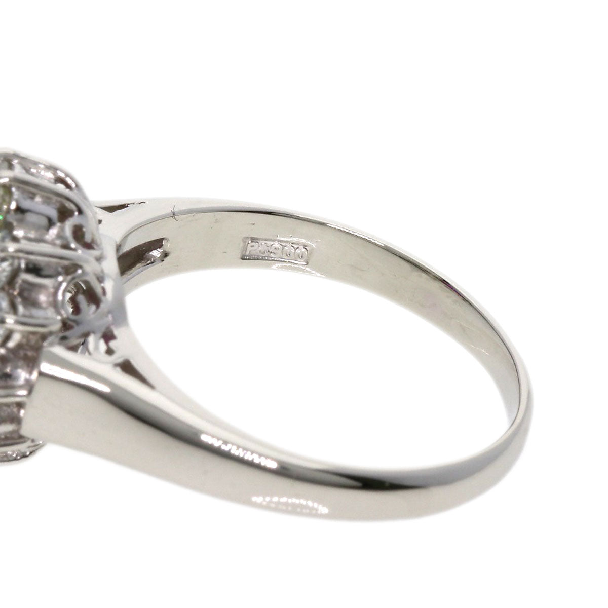 0.82ct Ruby Diamond Ring Platinum PT900  7.5g　Ladies