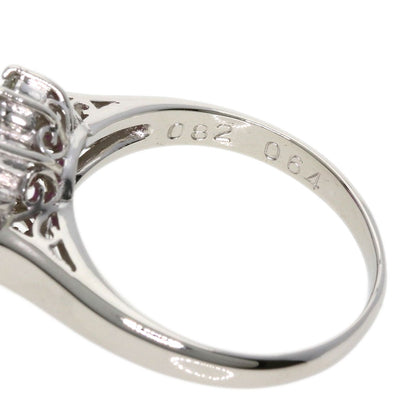 0.82ct Ruby Diamond Ring Platinum PT900  7.5g　Ladies