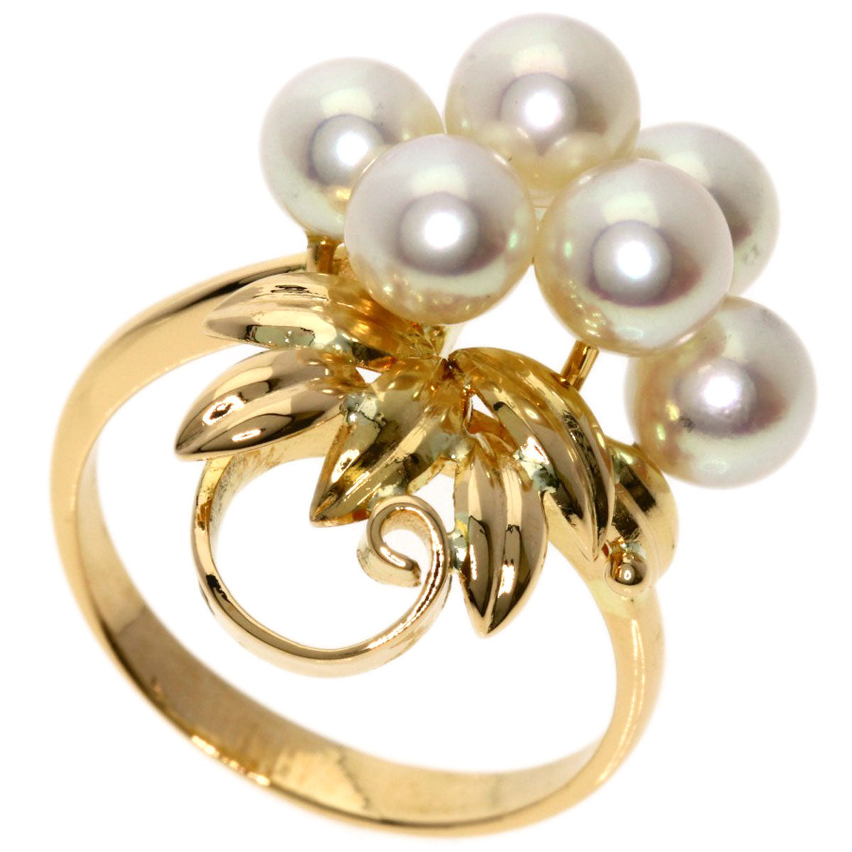 Akoya pearl Pearl Ring K18 Pink Gold  4.9g　Ladies
