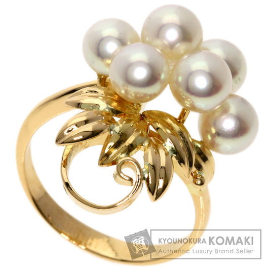 Akoya pearl Pearl Ring K18 Pink Gold  4.9g　Ladies
