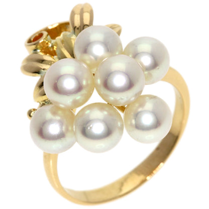 Akoya pearl Pearl Ring K18 Pink Gold  4.9g　Ladies