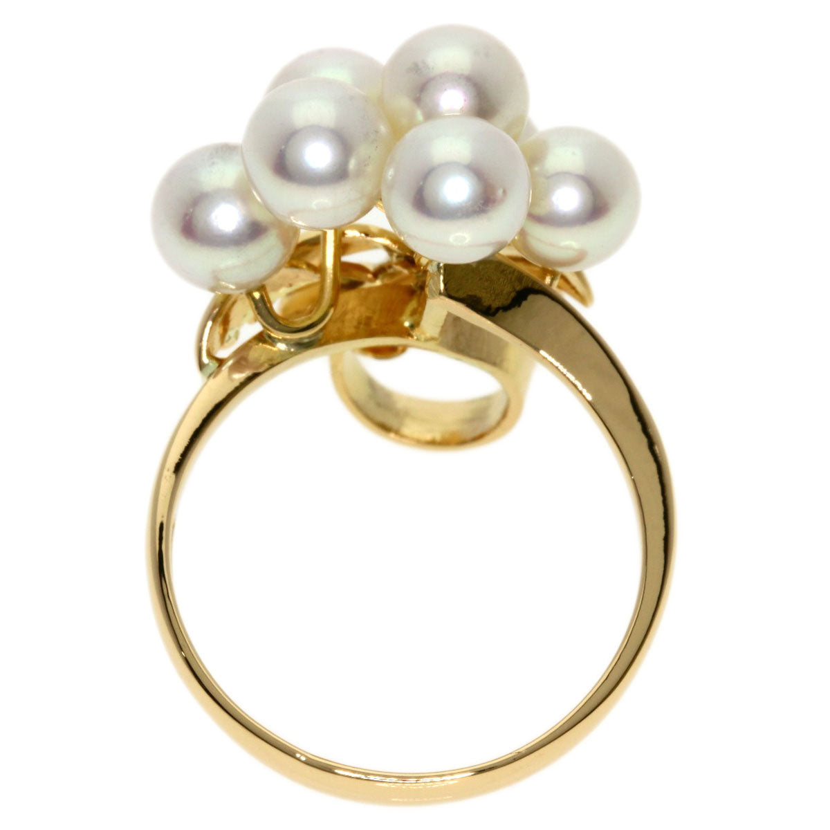Akoya pearl Pearl Ring K18 Pink Gold  4.9g　Ladies