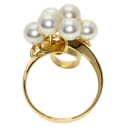 Akoya pearl Pearl Ring K18 Pink Gold  4.9g　Ladies