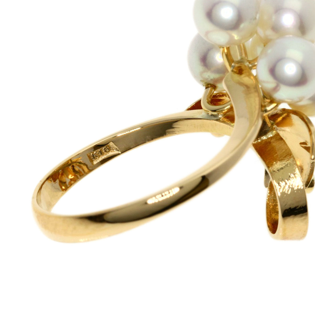 Akoya pearl Pearl Ring K18 Pink Gold  4.9g　Ladies