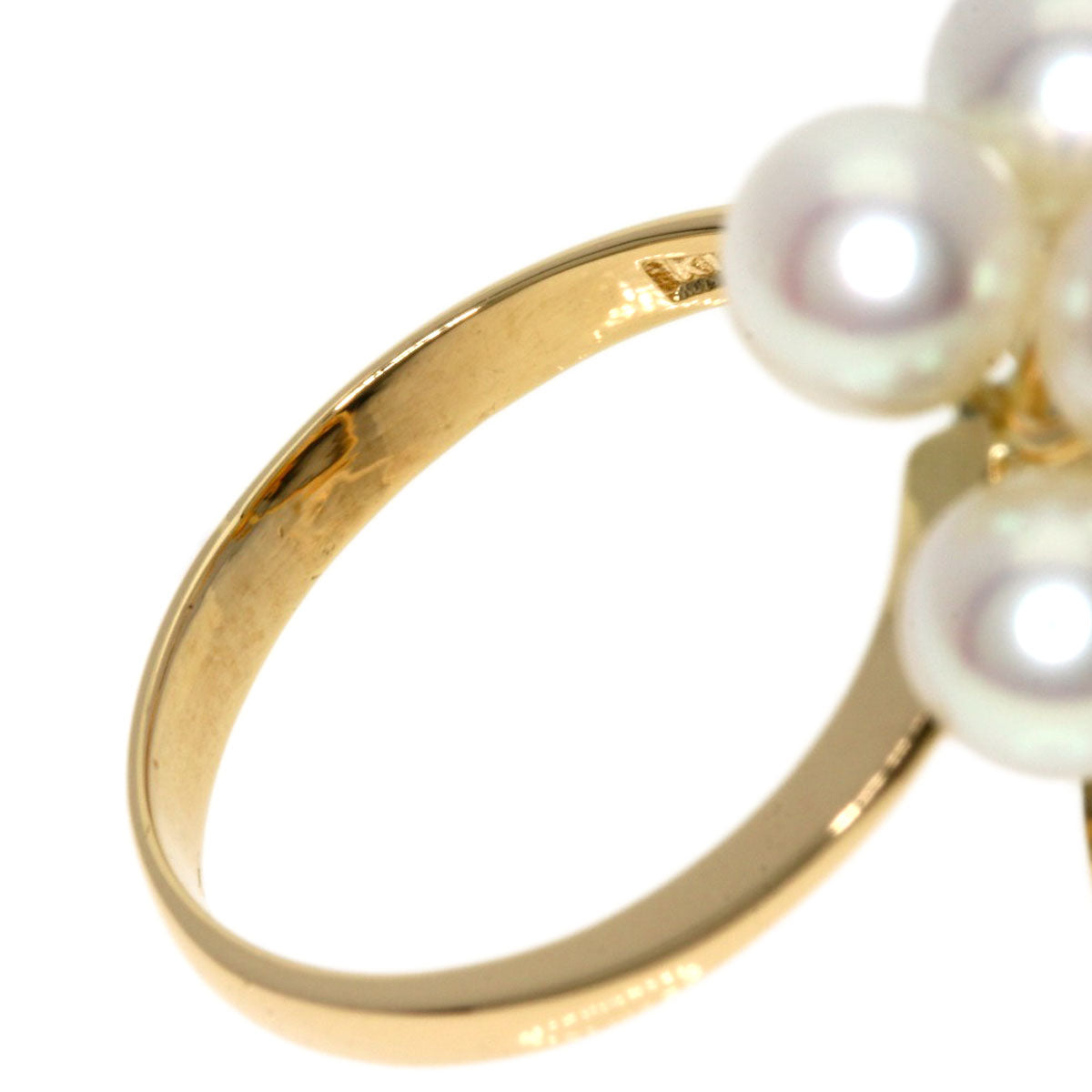 Akoya pearl Pearl Ring K18 Pink Gold  4.9g　Ladies