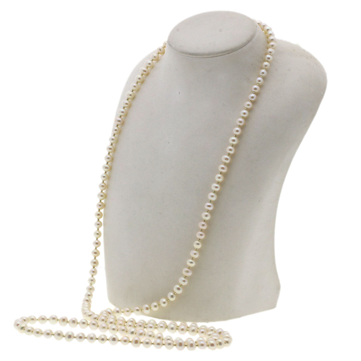 Tamsui Pearl Pearl 3-piece set Necklace Metal 74.5g　Ladies
