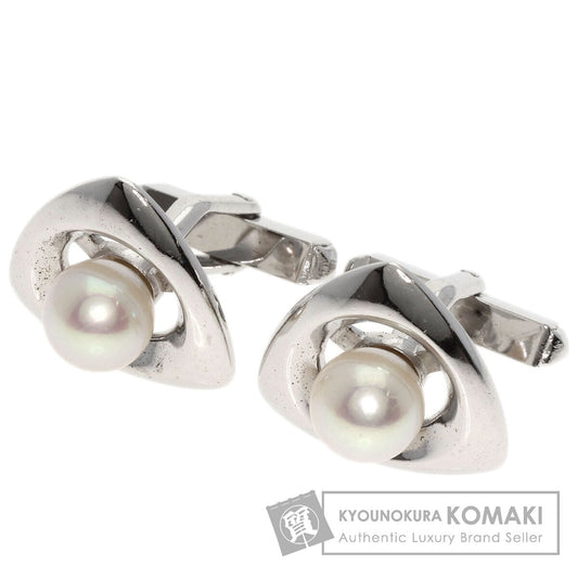 TASAKI Akoya pearl Pearl cuffs Silver mens [Used]