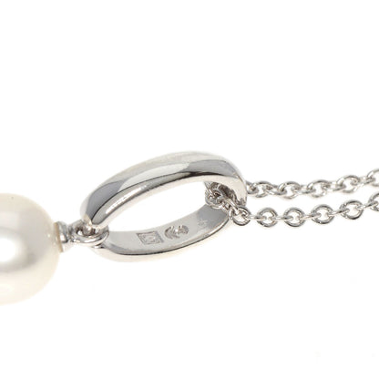 TASAKI   Necklace Pearl Pearl Diamond Silver Ladies