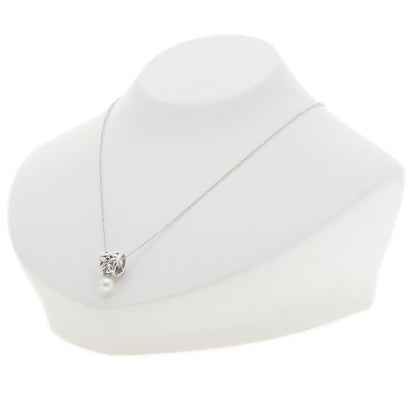 TASAKI   Necklace Pearl Pearl Diamond Silver Ladies