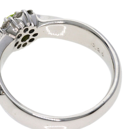 0.28ct Diamond Black　Diamond Ring K18 White Gold  6.72g　Ladies