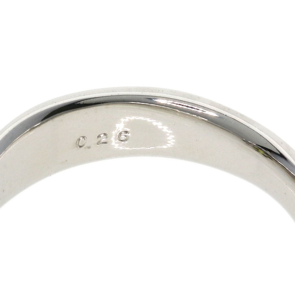 0.28ct Diamond Black　Diamond Ring K18 White Gold  6.72g　Ladies