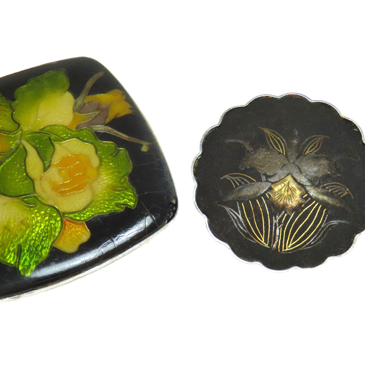 Cameo Obi-dome 6-piece set Brooch Metal 10.4g　Ladies