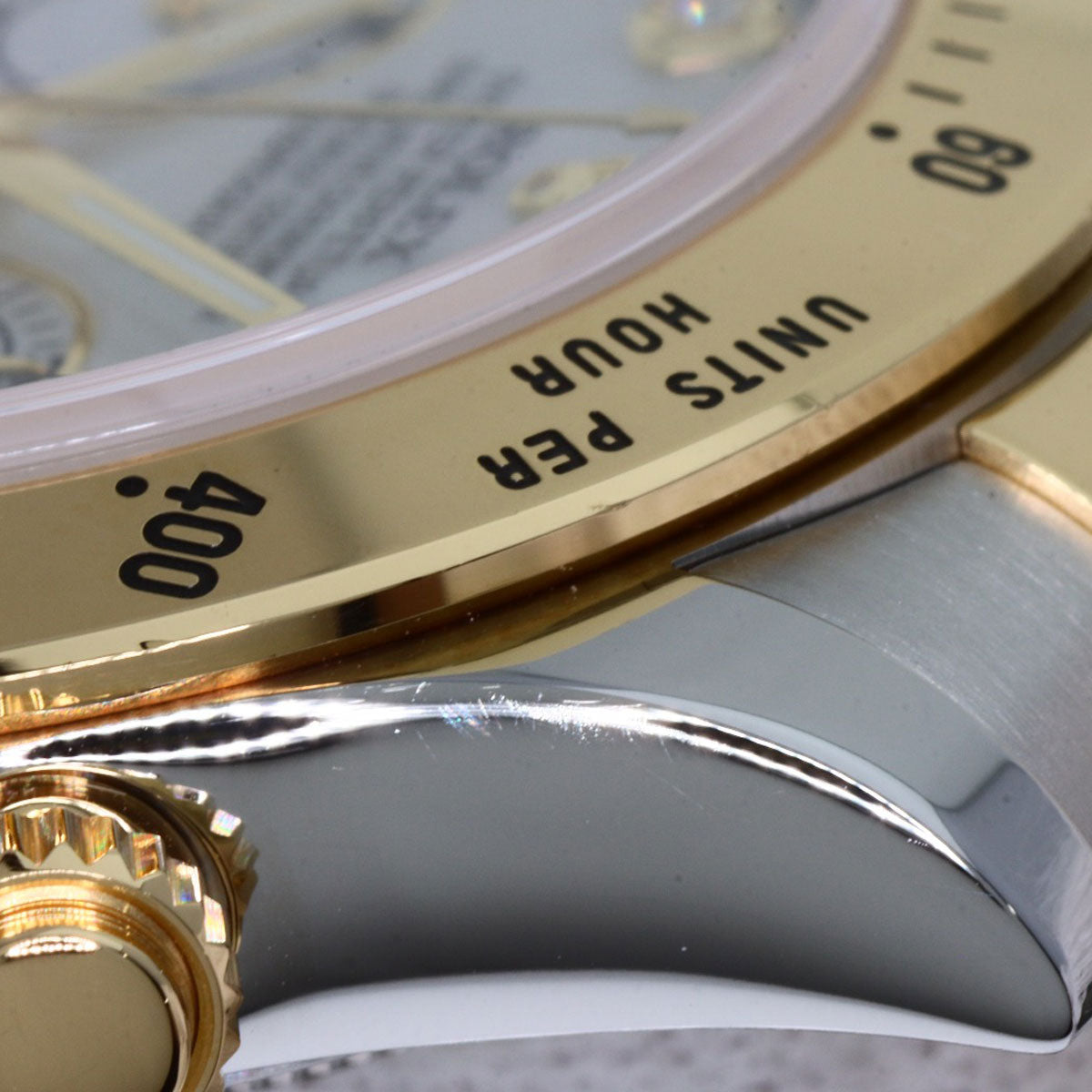 ROLEX Cosmograph Daytona 8P Diamond Watches 116523NG Stainless Steel/SSxK18YG mens