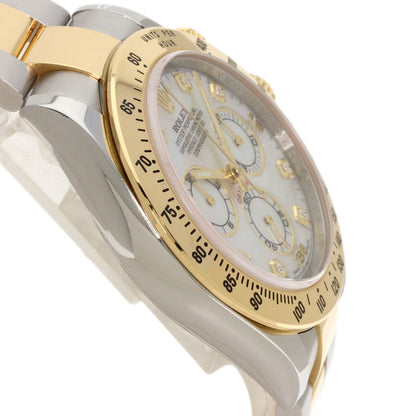 ROLEX Cosmograph Daytona 8P Diamond Watches 116523NG Stainless Steel/SSxK18YG mens