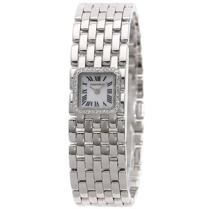CARTIER PANTHERE Mini Ribbon Diamond Watches WG3002T8 K18 White Gold/K18 White Gold Ladies