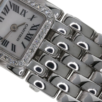 CARTIER PANTHERE Mini Ribbon Diamond Watches WG3002T8 K18 White Gold/K18 White Gold Ladies