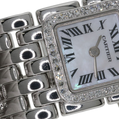 CARTIER PANTHERE Mini Ribbon Diamond Watches WG3002T8 K18 White Gold/K18 White Gold Ladies