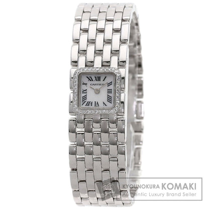 CARTIER PANTHERE Mini Ribbon Diamond Watches WG3002T8 K18 White Gold/K18 White Gold Ladies