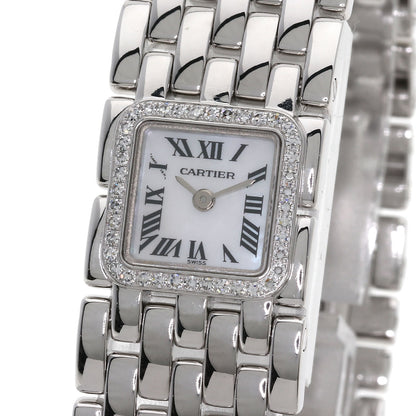 CARTIER PANTHERE Mini Ribbon Diamond Watches WG3002T8 K18 White Gold/K18 White Gold Ladies