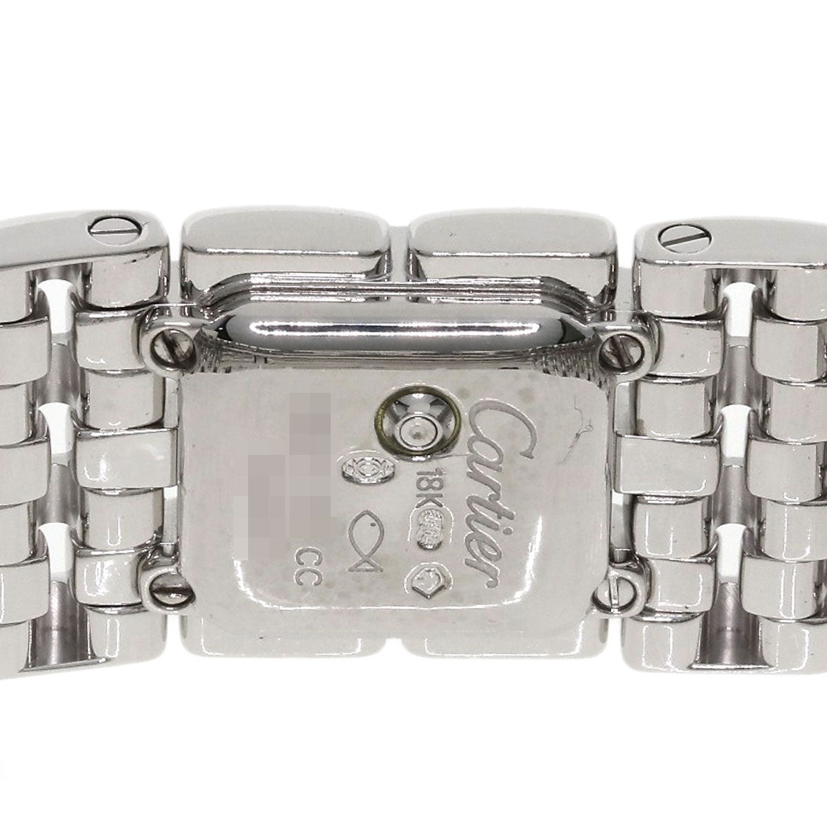 CARTIER PANTHERE Mini Ribbon Diamond Watches WG3002T8 K18 White Gold/K18 White Gold Ladies