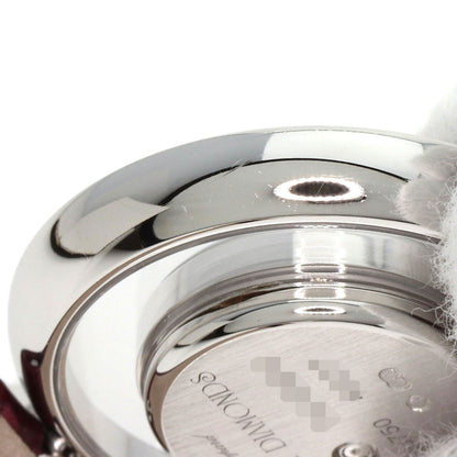 Chopard Happy diamond icon Watches 209415-1001 K18 White Gold/Leather Ladies