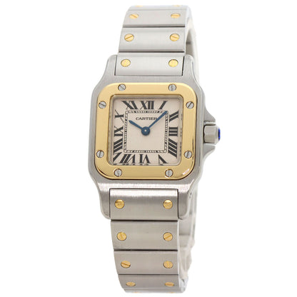 CARTIER Santosgalbe SM Watches W20012C4 Stainless Steel/Stainless Steel Ladies