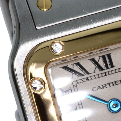 CARTIER Santosgalbe SM Watches W20012C4 Stainless Steel/Stainless Steel Ladies