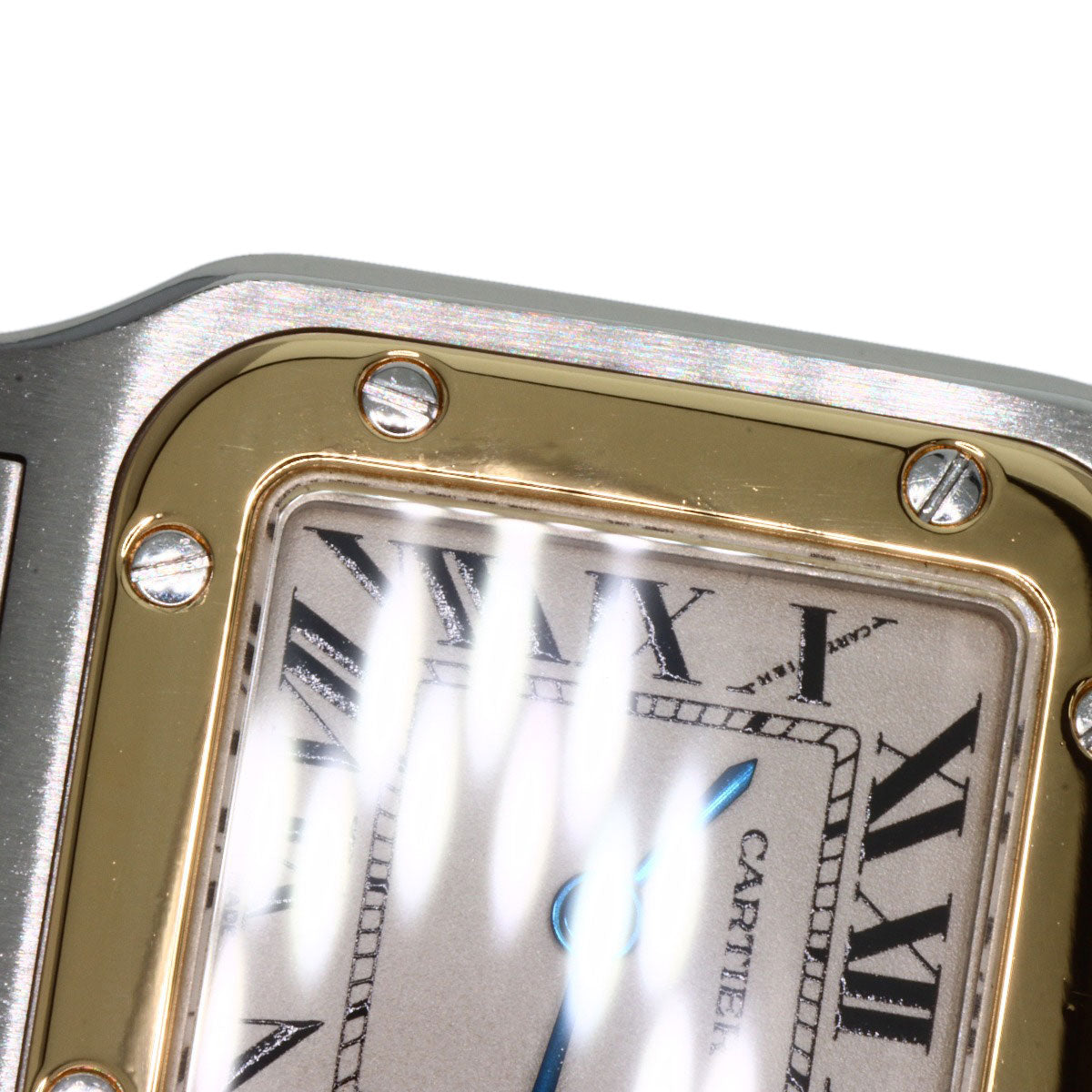 CARTIER Santosgalbe SM Watches W20012C4 Stainless Steel/Stainless Steel Ladies