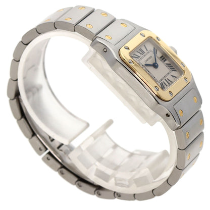 CARTIER Santosgalbe SM Watches W20012C4 Stainless Steel/Stainless Steel Ladies