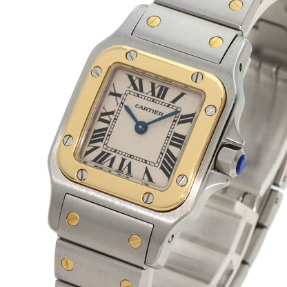 CARTIER Santosgalbe SM Watches W20012C4 Stainless Steel/Stainless Steel Ladies