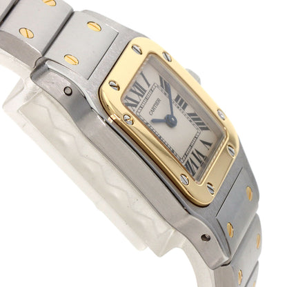 CARTIER Santosgalbe SM Watches W20012C4 Stainless Steel/Stainless Steel Ladies