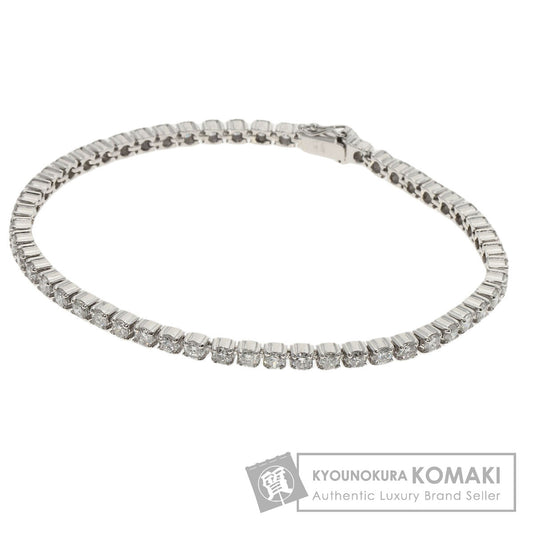 5.05ct Diamond Bracelet Platinum PT900  19.1g　Ladies